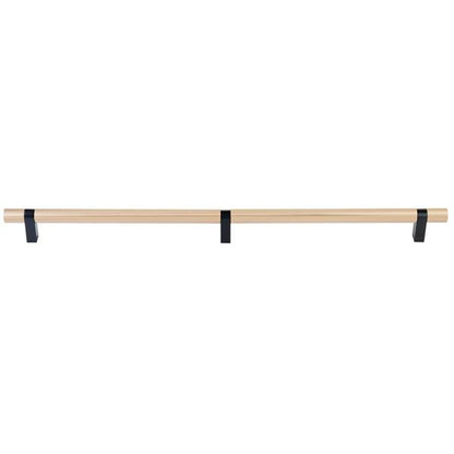 Emtek - Concealed Surface, Select Bar Appliance Pull 24 Inch C-C, Rectangular Bar Stem, Smooth Bar