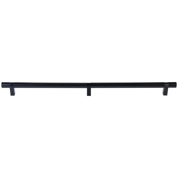 Emtek - Concealed Surface, Select Bar Appliance Pull 24 Inch C-C, Rectangular Bar Stem, Smooth Bar