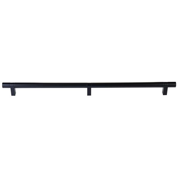 Emtek - Concealed Surface, Select Bar Appliance Pull 24 Inch C-C, Rectangular Bar Stem, Smooth Bar