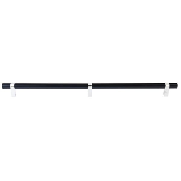 Emtek - Concealed Surface, Select Bar Appliance Pull 24 Inch C-C, Rectangular Bar Stem, Smooth Bar