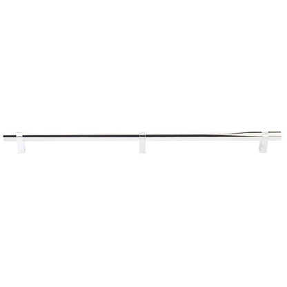Emtek - Concealed Surface, Select Bar Appliance Pull 24 Inch C-C, Rectangular Bar Stem, Smooth Bar
