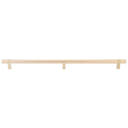 Emtek - Concealed Surface, Select Bar Appliance Pull 24 Inch C-C, Rectangular Bar Stem, Knurled Bar
