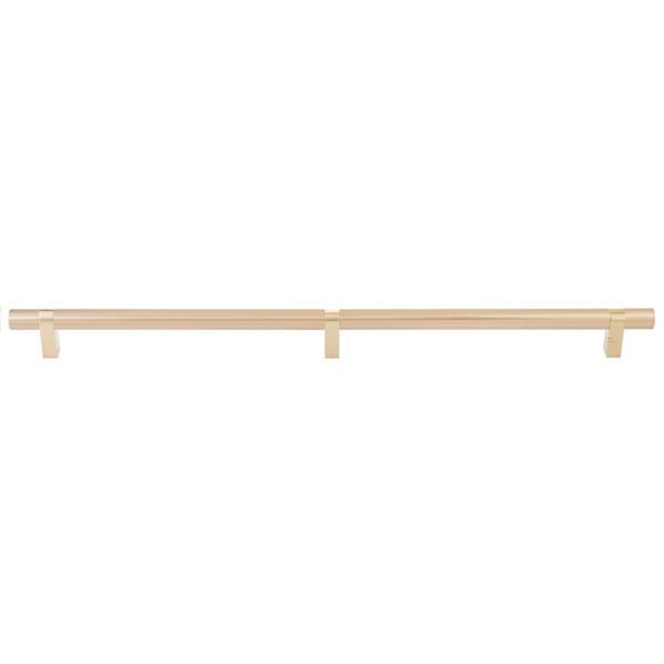 Emtek - Concealed Surface, Select Bar Appliance Pull 24 Inch C-C, Rectangular Bar Stem, Smooth Bar