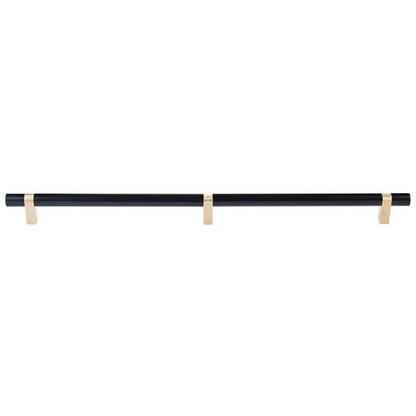 Emtek - Concealed Surface, Select Bar Appliance Pull 24 Inch C-C, Rectangular Bar Stem, Smooth Bar