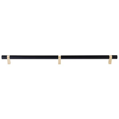 Emtek - Concealed Surface, Select Bar Appliance Pull 24 Inch C-C, Rectangular Bar Stem, Smooth Bar