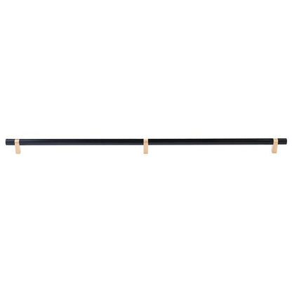 Emtek - Concealed Surface, Select Bar Appliance Pull 36 Inch C-C, Rectangular Bar Stem, Smooth Bar