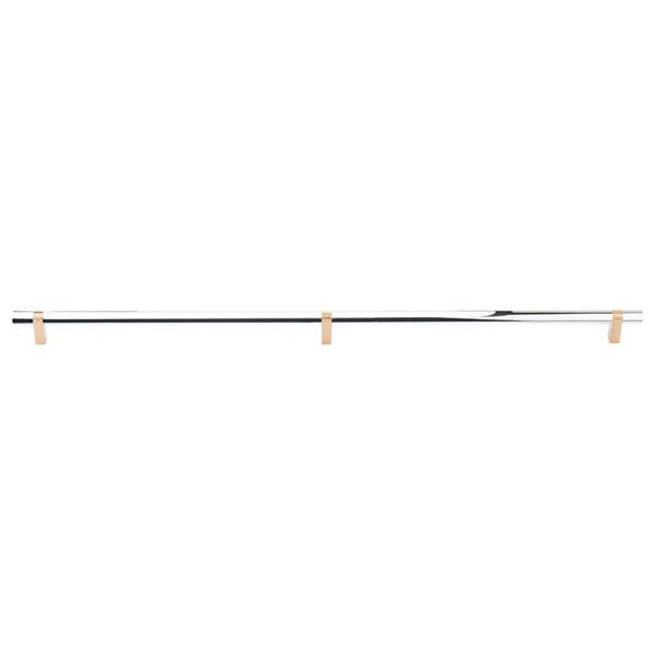 Emtek - Concealed Surface, Select Bar Appliance Pull 36 Inch C-C, Rectangular Bar Stem, Smooth Bar