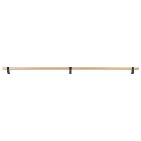 Emtek - Concealed Surface, Select Bar Appliance Pull 36 Inch C-C, Rectangular Bar Stem, Smooth Bar