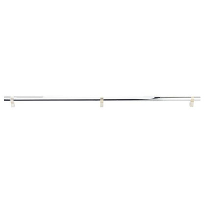 Emtek - Concealed Surface, Select Bar Appliance Pull 36 Inch C-C, Rectangular Bar Stem, Smooth Bar