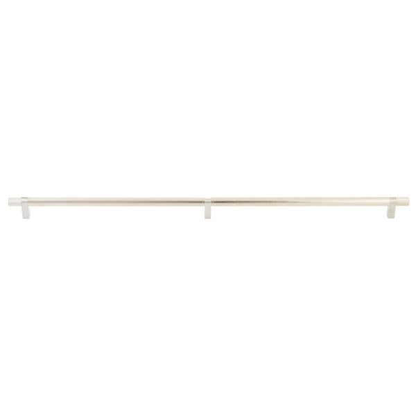 Emtek - Concealed Surface, Select Bar Appliance Pull 36 Inch C-C, Rectangular Bar Stem, Knurled Bar