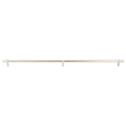 Emtek - Concealed Surface, Select Bar Appliance Pull 36 Inch C-C, Rectangular Bar Stem, Knurled Bar