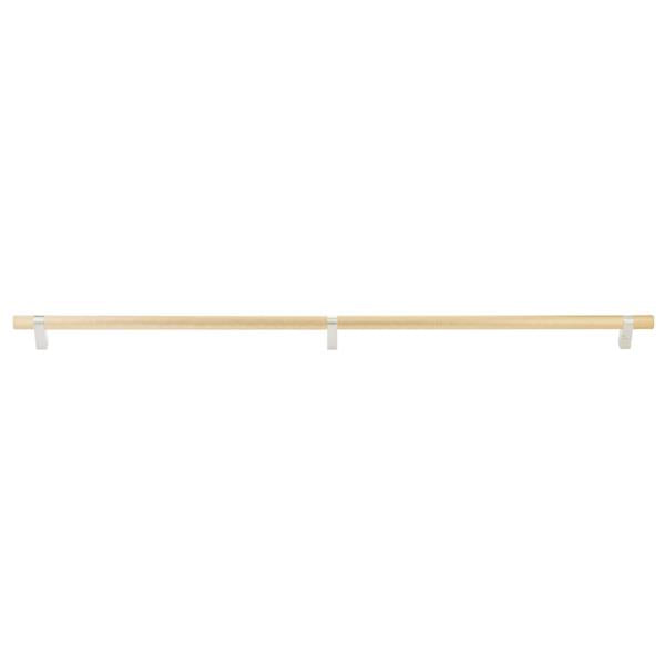 Emtek - Concealed Surface, Select Bar Appliance Pull 36 Inch C-C, Rectangular Bar Stem, Knurled Bar