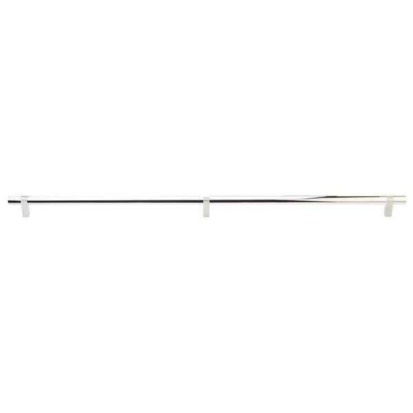 Emtek - Concealed Surface, Select Bar Appliance Pull 36 Inch C-C, Rectangular Bar Stem, Smooth Bar