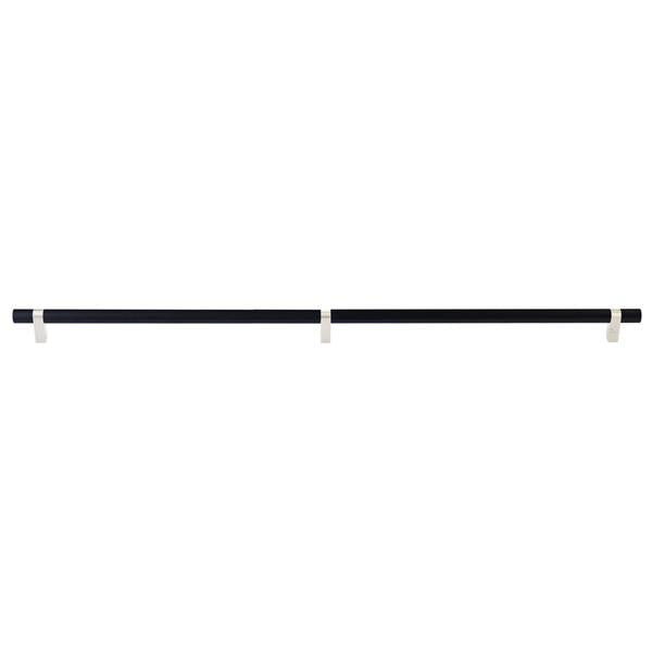 Emtek - Concealed Surface, Select Bar Appliance Pull 36 Inch C-C, Rectangular Bar Stem, Smooth Bar