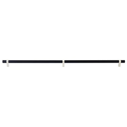 Emtek - Concealed Surface, Select Bar Appliance Pull 36 Inch C-C, Rectangular Bar Stem, Smooth Bar