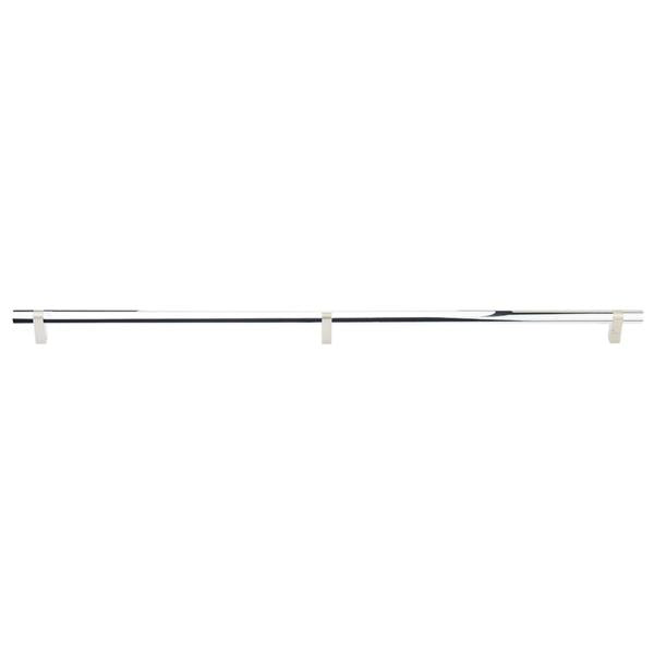 Emtek - Concealed Surface, Select Bar Appliance Pull 36 Inch C-C, Rectangular Bar Stem, Smooth Bar
