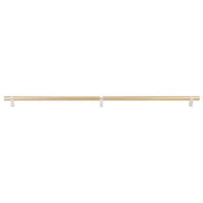 Emtek - Concealed Surface, Select Bar Appliance Pull 36 Inch C-C, Rectangular Bar Stem, Smooth Bar