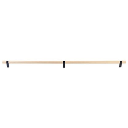 Emtek - Concealed Surface, Select Bar Appliance Pull 36 Inch C-C, Rectangular Bar Stem, Knurled Bar