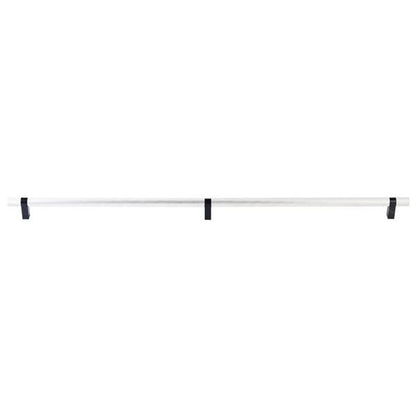 Emtek - Concealed Surface, Select Bar Appliance Pull 36 Inch C-C, Rectangular Bar Stem, Knurled Bar
