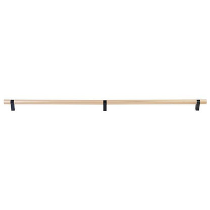 Emtek - Concealed Surface, Select Bar Appliance Pull 36 Inch C-C, Rectangular Bar Stem, Smooth Bar