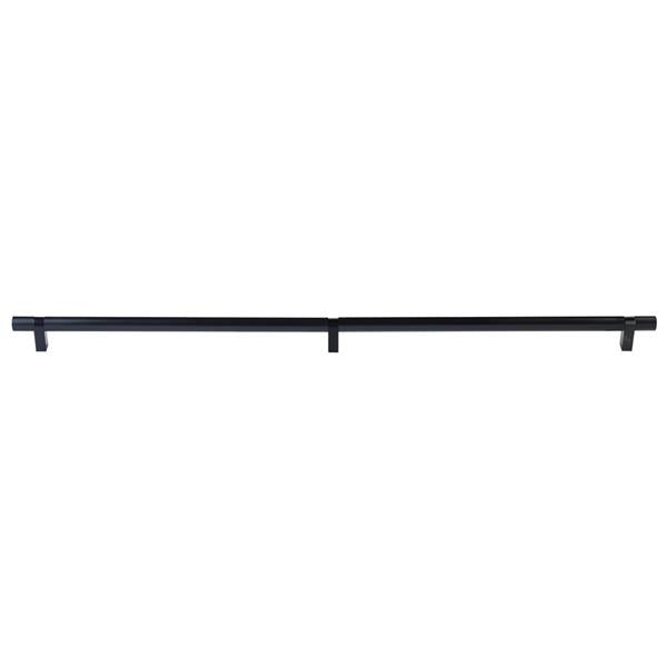 Emtek - Concealed Surface, Select Bar Appliance Pull 36 Inch C-C, Rectangular Bar Stem, Smooth Bar