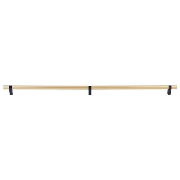 Emtek - Concealed Surface, Select Bar Appliance Pull 36 Inch C-C, Rectangular Bar Stem, Smooth Bar