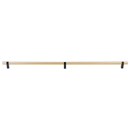 Emtek - Concealed Surface, Select Bar Appliance Pull 36 Inch C-C, Rectangular Bar Stem, Smooth Bar