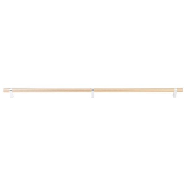 Emtek - Concealed Surface, Select Bar Appliance Pull 36 Inch C-C, Rectangular Bar Stem, Knurled Bar
