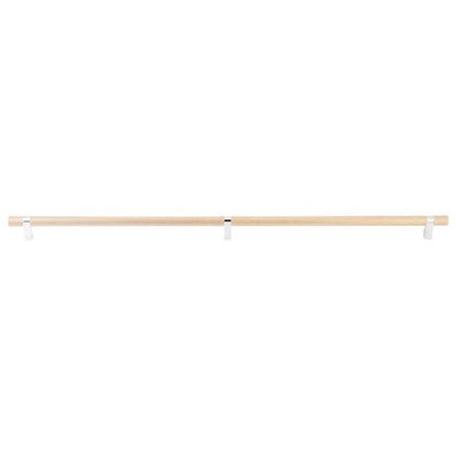 Emtek - Concealed Surface, Select Bar Appliance Pull 36 Inch C-C, Rectangular Bar Stem, Knurled Bar