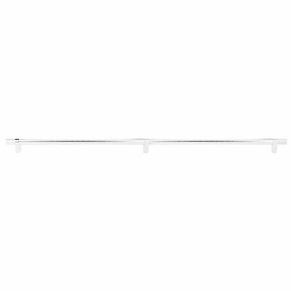 Emtek - Concealed Surface, Select Bar Appliance Pull 36 Inch C-C, Rectangular Bar Stem, Knurled Bar