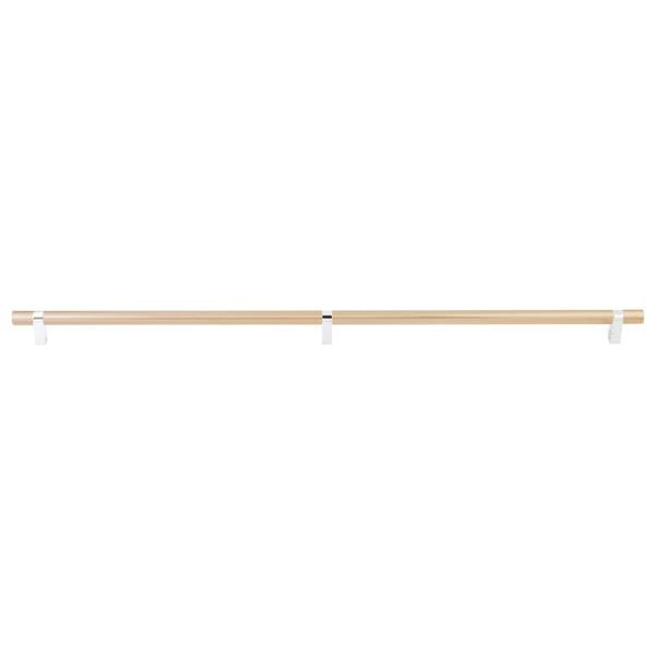Emtek - Concealed Surface, Select Bar Appliance Pull 36 Inch C-C, Rectangular Bar Stem, Smooth Bar