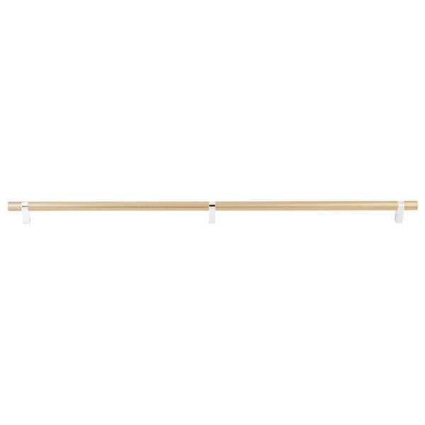 Emtek - Concealed Surface, Select Bar Appliance Pull 36 Inch C-C, Rectangular Bar Stem, Smooth Bar