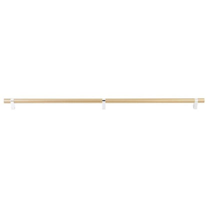 Emtek - Concealed Surface, Select Bar Appliance Pull 36 Inch C-C, Rectangular Bar Stem, Smooth Bar