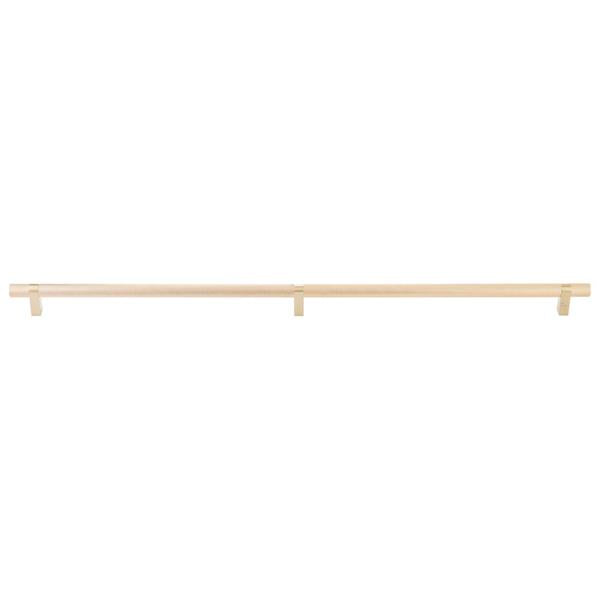 Emtek - Concealed Surface, Select Bar Appliance Pull 36 Inch C-C, Rectangular Bar Stem, Knurled Bar