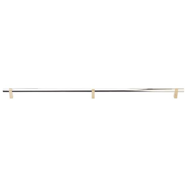 Emtek - Concealed Surface, Select Bar Appliance Pull 36 Inch C-C, Rectangular Bar Stem, Smooth Bar