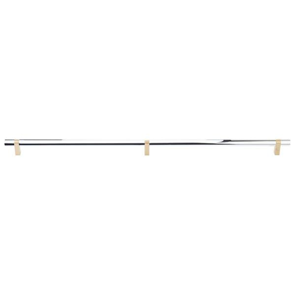 Emtek - Concealed Surface, Select Bar Appliance Pull 36 Inch C-C, Rectangular Bar Stem, Smooth Bar