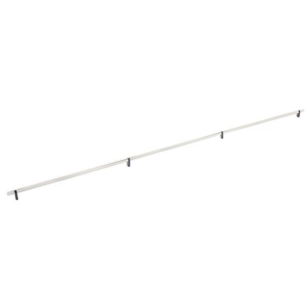 Emtek - Concealed Surface, Select Bar Appliance Pull 54 Inch C-C, Rectangular Bar Stem, Smooth Bar