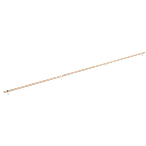 Emtek - Concealed Surface, Select Bar Appliance Pull 54 Inch C-C, Rectangular Bar Stem, Knurled Bar