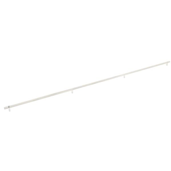 Emtek - Concealed Surface, Select Bar Appliance Pull 54 Inch C-C, Rectangular Bar Stem, Knurled Bar