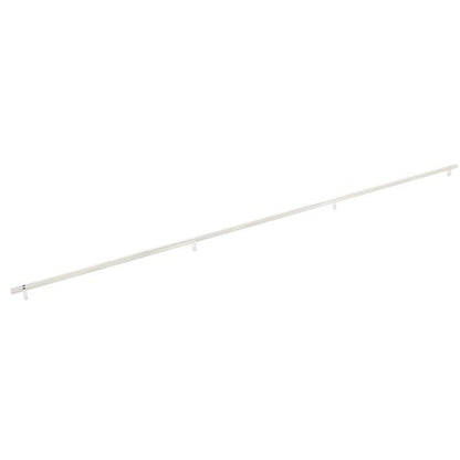 Emtek - Concealed Surface, Select Bar Appliance Pull 54 Inch C-C, Rectangular Bar Stem, Knurled Bar