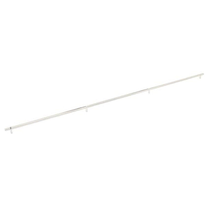 Emtek - Concealed Surface, Select Bar Appliance Pull 54 Inch C-C, Rectangular Bar Stem, Smooth Bar