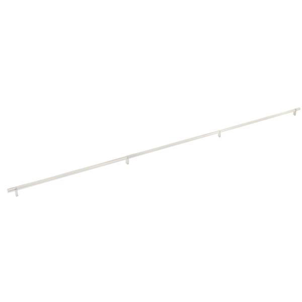 Emtek - Concealed Surface, Select Bar Appliance Pull 54 Inch C-C, Rectangular Bar Stem, Knurled Bar