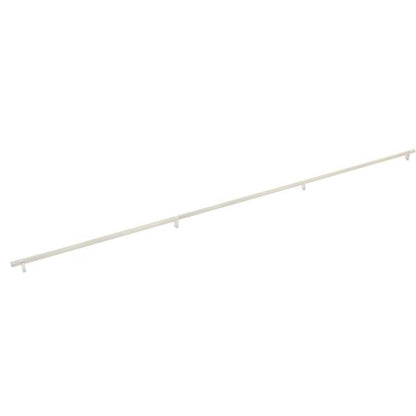 Emtek - Concealed Surface, Select Bar Appliance Pull 54 Inch C-C, Rectangular Bar Stem, Knurled Bar