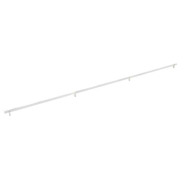 Emtek - Concealed Surface, Select Bar Appliance Pull 54 Inch C-C, Rectangular Bar Stem, Knurled Bar