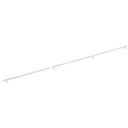 Emtek - Concealed Surface, Select Bar Appliance Pull 54 Inch C-C, Rectangular Bar Stem, Knurled Bar