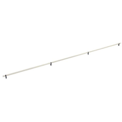 Emtek - Concealed Surface, Select Bar Appliance Pull 54 Inch C-C, Rectangular Bar Stem, Knurled Bar