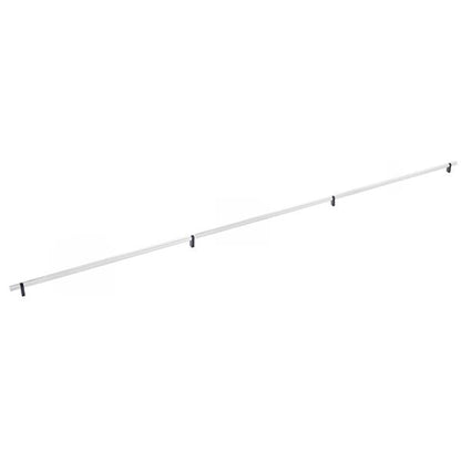 Emtek - Concealed Surface, Select Bar Appliance Pull 54 Inch C-C, Rectangular Bar Stem, Knurled Bar