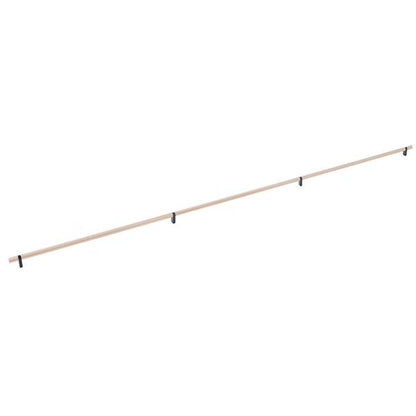 Emtek - Concealed Surface, Select Bar Appliance Pull 54 Inch C-C, Rectangular Bar Stem, Smooth Bar