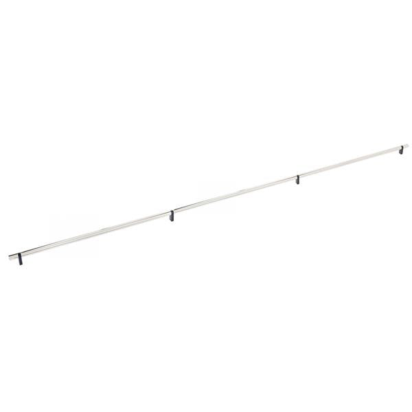 Emtek - Concealed Surface, Select Bar Appliance Pull 54 Inch C-C, Rectangular Bar Stem, Smooth Bar