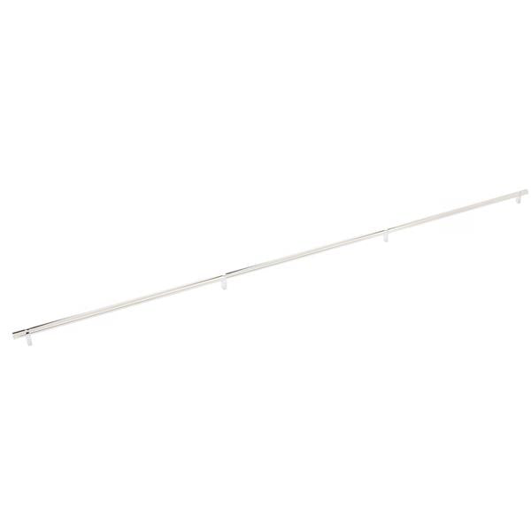 Emtek - Concealed Surface, Select Bar Appliance Pull 54 Inch C-C, Rectangular Bar Stem, Smooth Bar